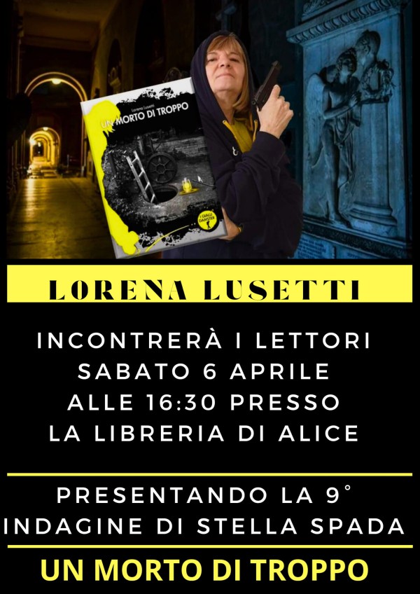 6 aprile 2024 Lorena Lusetti alla Biblioteca di Alice, Rimini